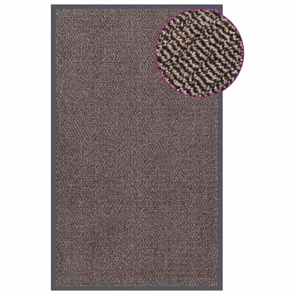 Berkfield Home Non-Slip Tufted Rectangular Doormat, Brown, W: 90 cm, D: 150 cm – 2