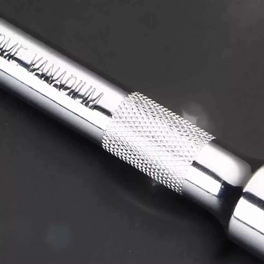 Hinsinc 9-Piece Chrome Vanadium Socket Extension Bar Set in Silver with 1/4", 3/8" and 1/2" Drives – 5