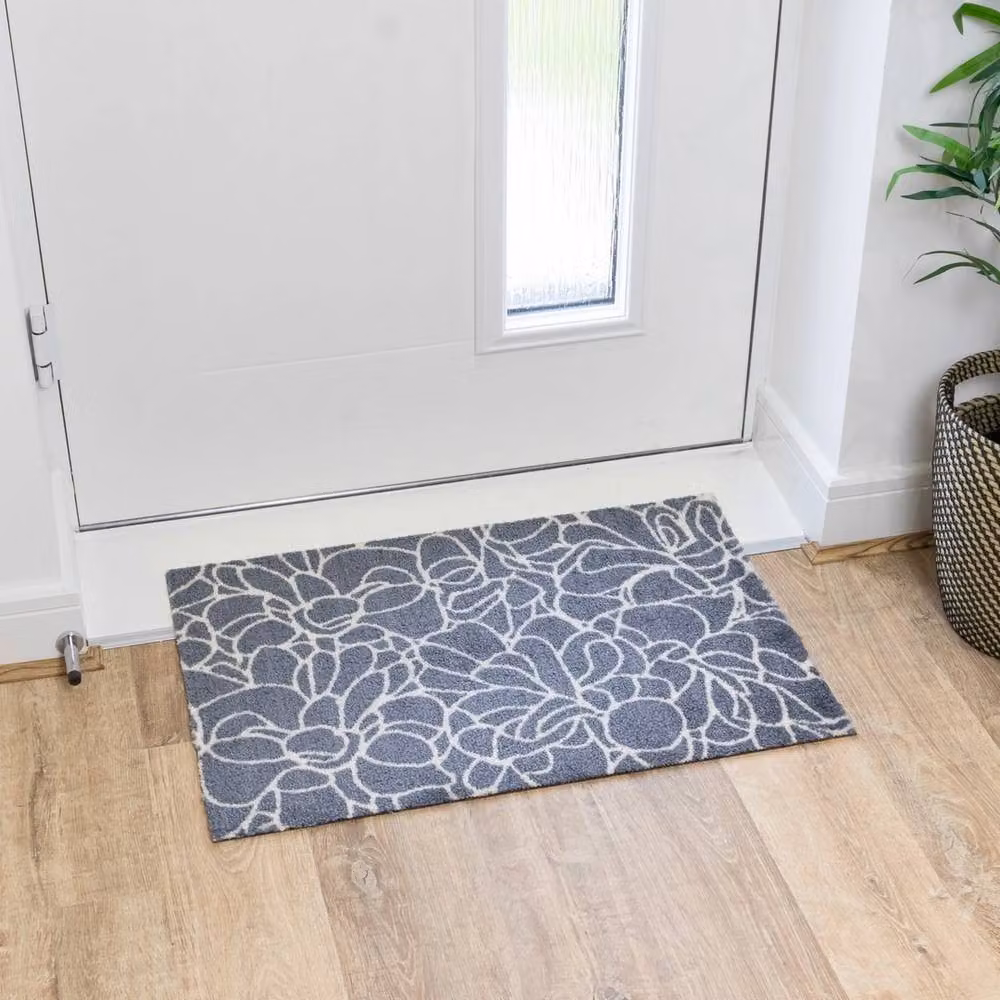 EONLION Mega Doormat and Runner Set in Grey, W/D: 100 x 100 cm – 3