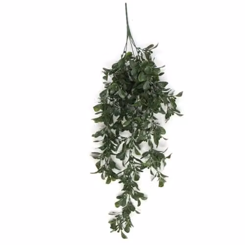 Green Leaf Artificial Hanging Peperomia Plant, UV and Fire Resistant, 68 cm