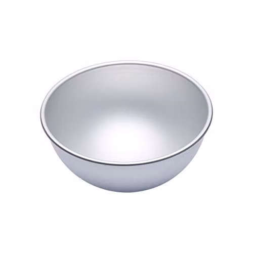 MasterClass Silver Anodised Aluminium Hemisphere Cake Tin, 20 cm, Grey