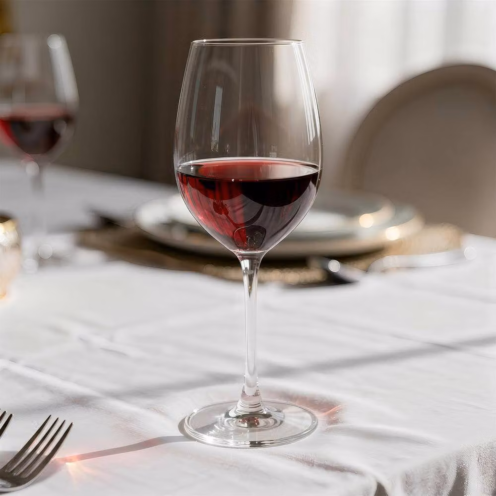 Argon Tableware Mayfair Lead-Free Crystal Red Wine Glasses, 650ml, Pack of 6, Transparent – 4
