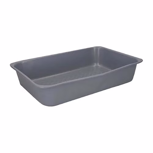 MasterClass Set of 2 Smart Ceramic Non-Stick Carbon Steel Roasting Trays with Lids in Grey, W/D/H: 42.5 x 31.5 x 18 cm – 1