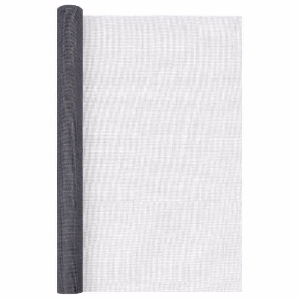 Berkfield Home Grey Fibreglass Mesh Screen, W: 60 cm, L: 500 cm – 3