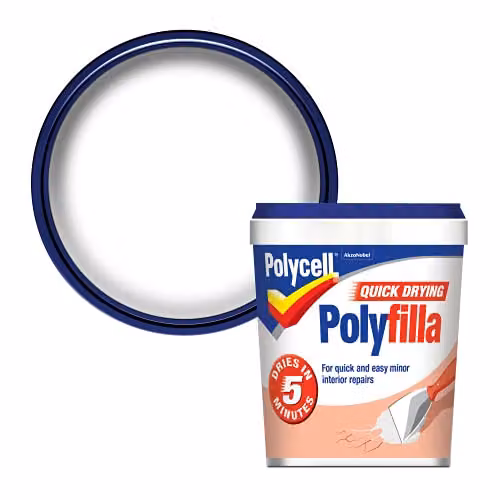 Polycell Multi-Purpose Quick Drying Polyfilla, White, 1 kg