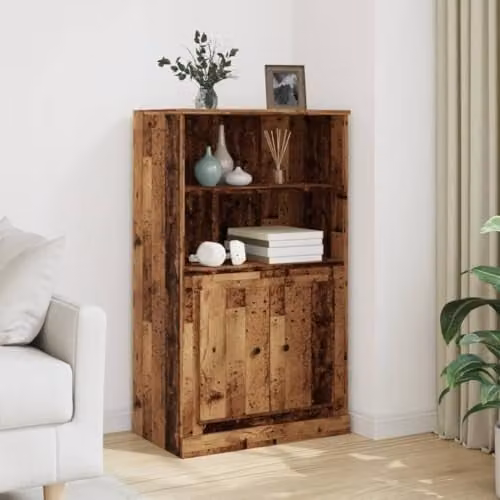 vidaXL Highboard in Old Wood Brown, W/D/H: 60 x 35.5 x 103.5 cm – 2