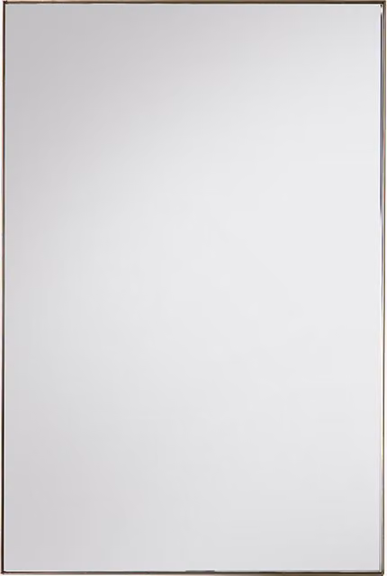 Perch & Parrow Good Lookin' Rectangular Wall Mirror in Bronze