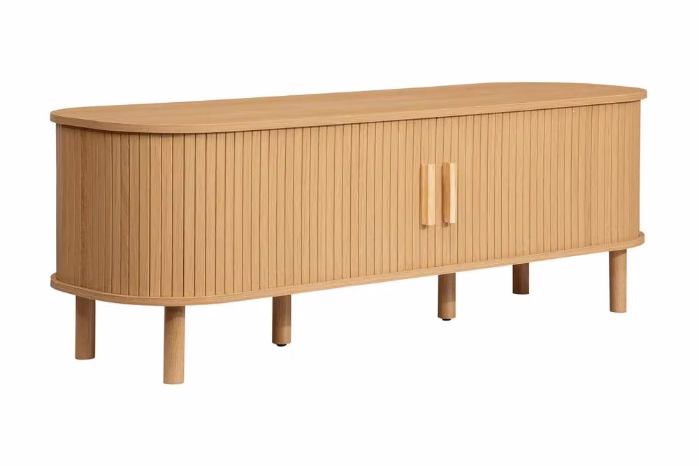 Birlea Axel Fluted Small TV Unit in Beige – 6