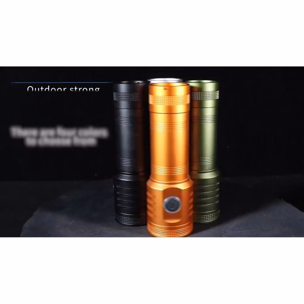 FLAVORA Rechargeable Tactical LED Flashlight, Black – 5