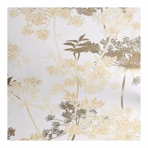 Graham & Brown Meadow Cream Floral Botanical Wallpaper Roll