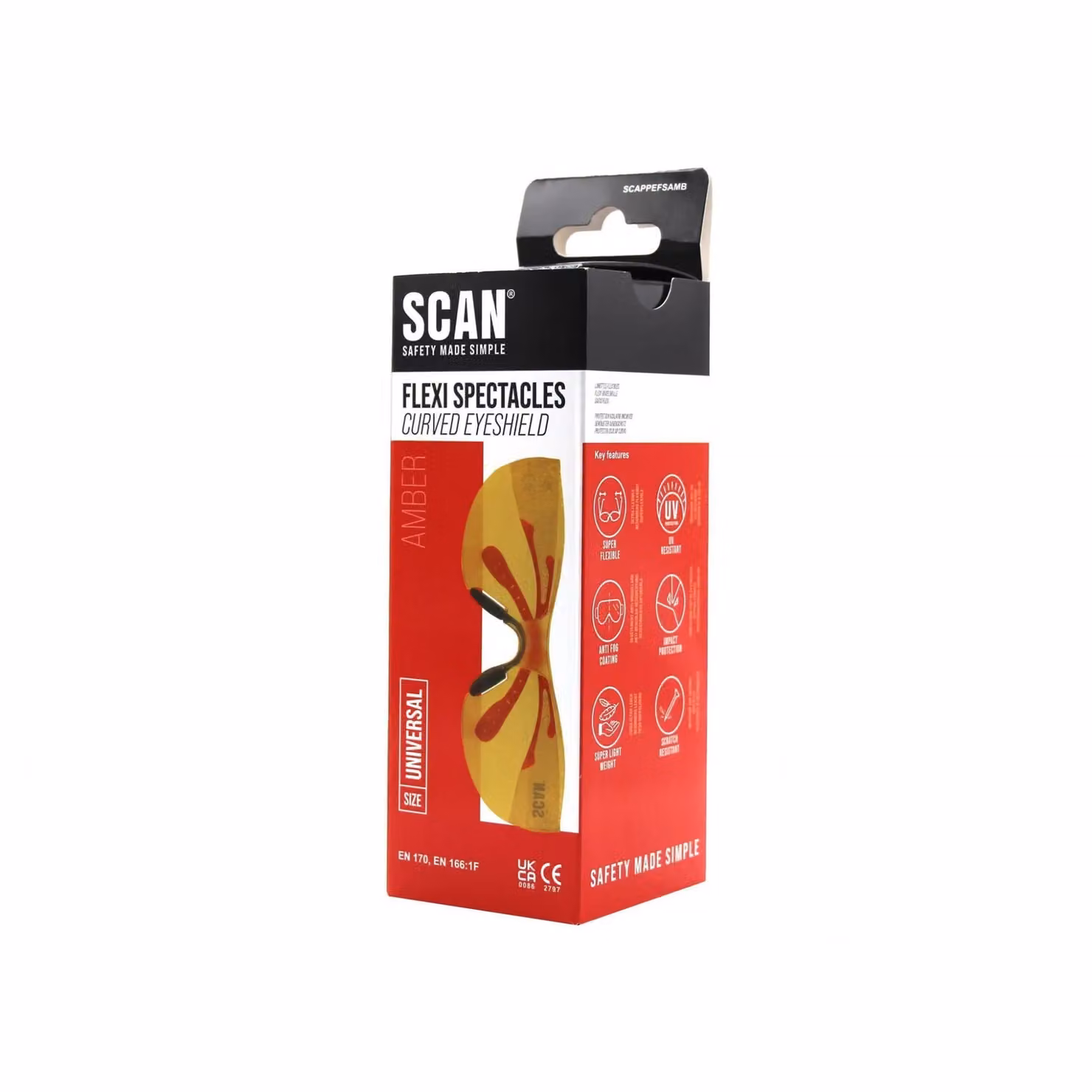 Scan Flexi Spectacles Multicolour EN 166 Safety Eyewear – 2
