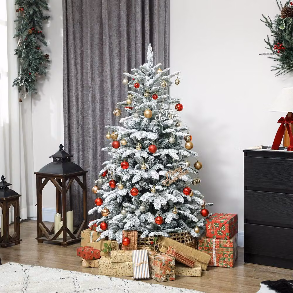 STILVORA 150 cm Green Christmas Tree with Hinged Branches – 2