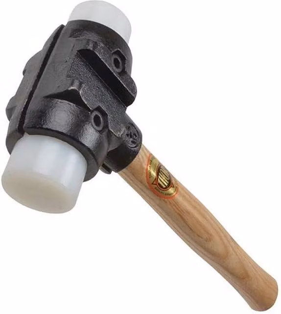 Thor Super Plastic Split Head Soft Hammer in White and Multicolour