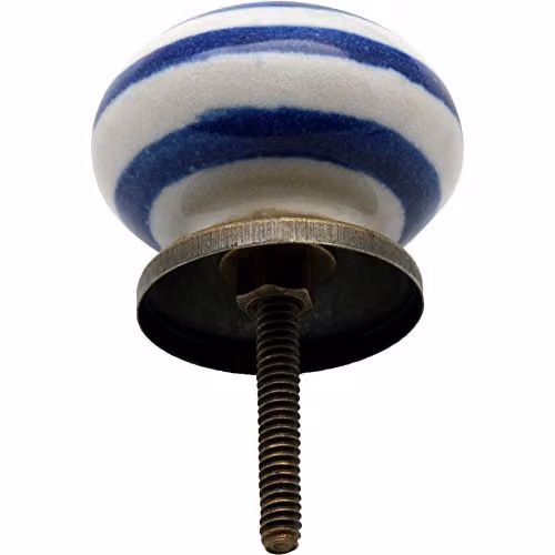Nicola Spring Blue Ceramic Cabinet Knobs, Pack of 12 – 2