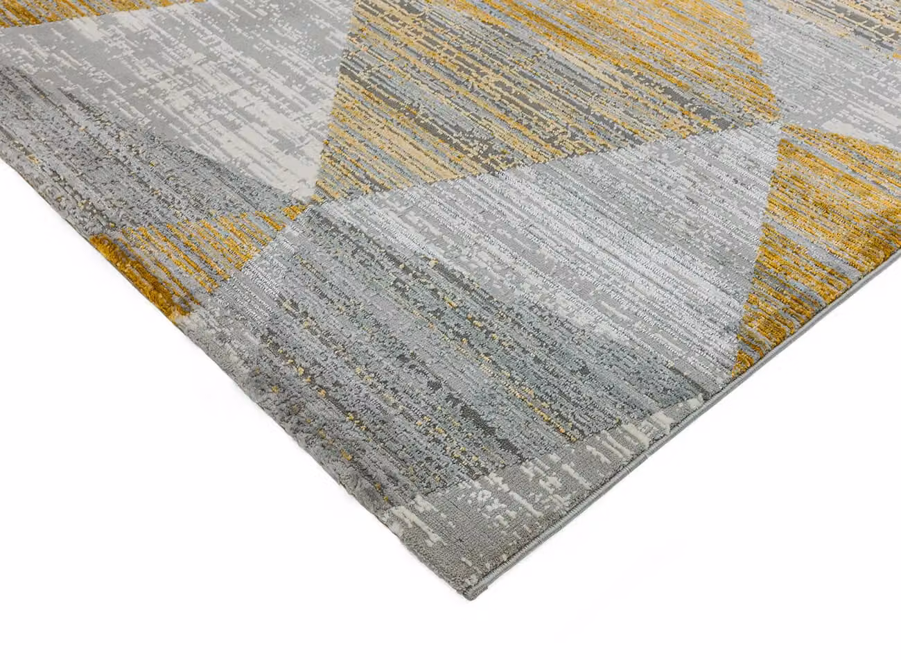 The Rug Shop UK Grey Modern Checkerboard Machine Woven Easy Care Area Rug W: 200 cm, D: 290 cm – 3