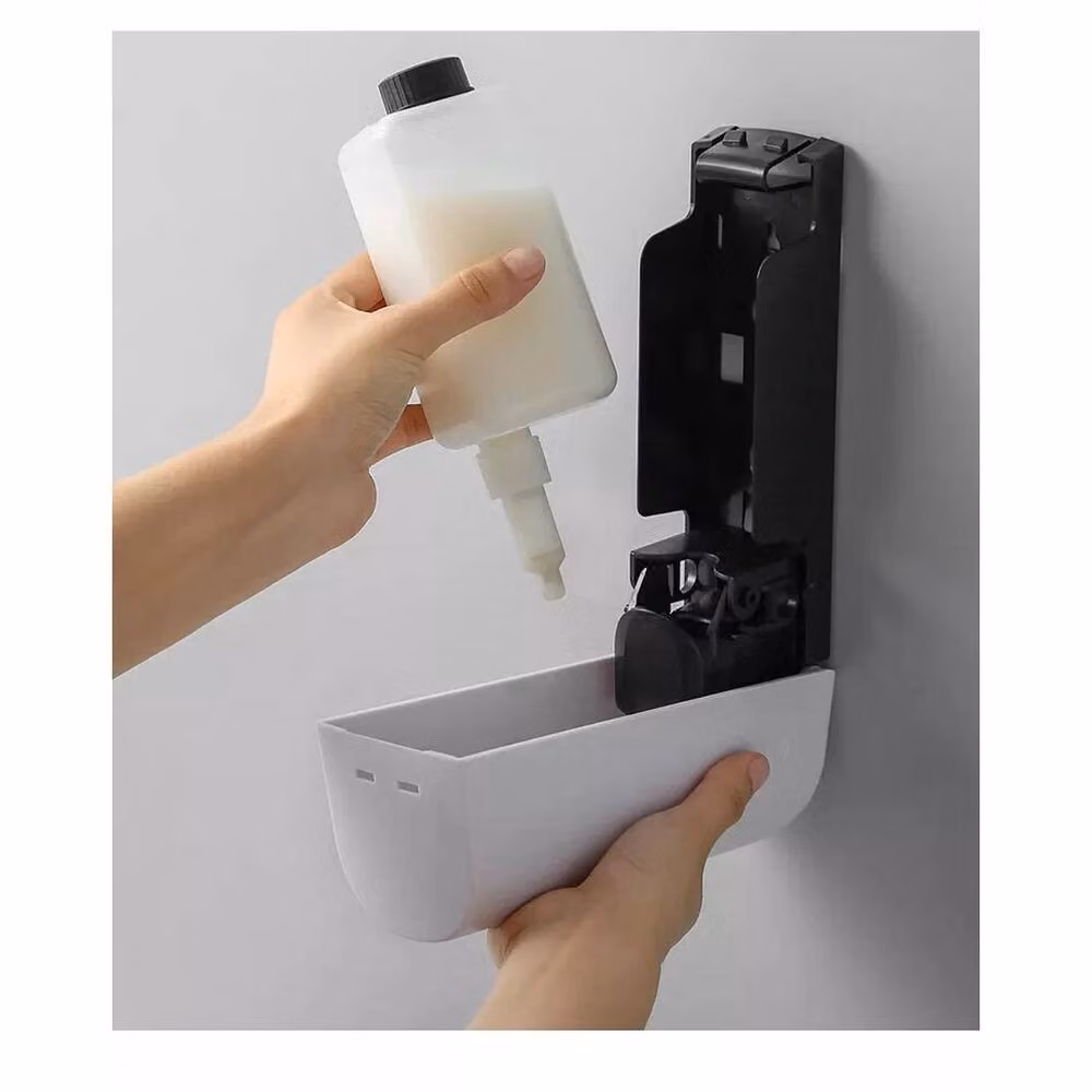 SPETLEK Wall Mounted Refillable Liquid Soap Dispenser with Pump, White – 3