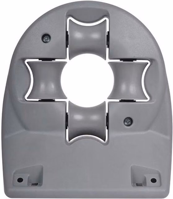Hozelock 2392 Universal Hose Reel Guide and Corner Bracket, Grey and Multicolour Plastic, Wall-Mounted – 1