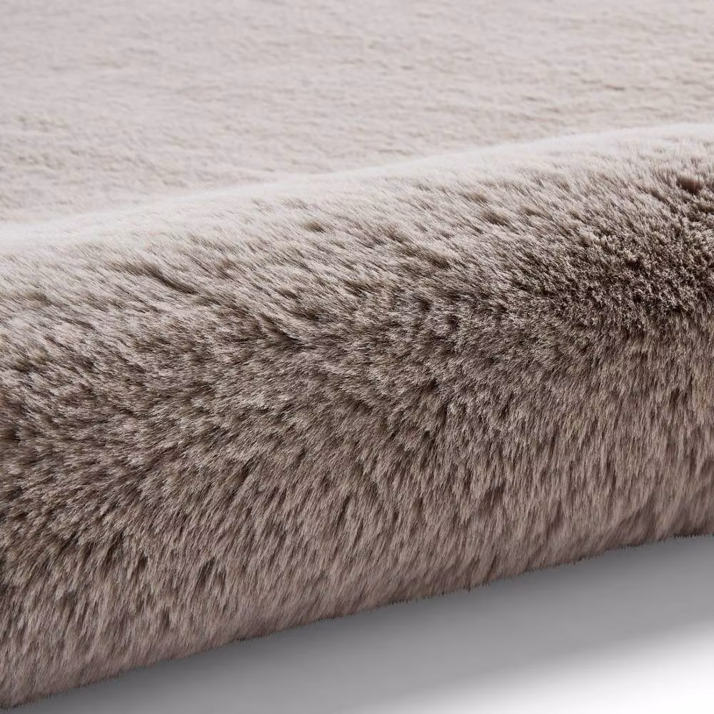 The Rug Shop UK Modern Shaggy Silver Area Rug, W: 150 cm, L: 230 cm – 2