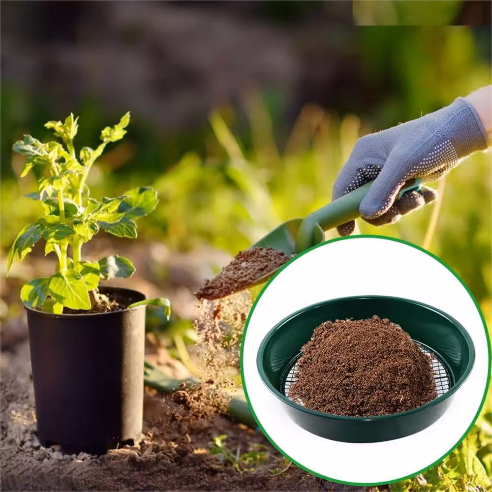 Nordara Large Green Garden Sieve Riddle for Soil and Compost Sifting – 6