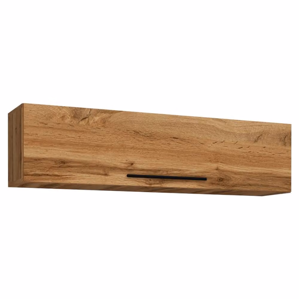 VCM Arila XL Wooden Wall Mounted Folding Cabinet in Light Oak – 3