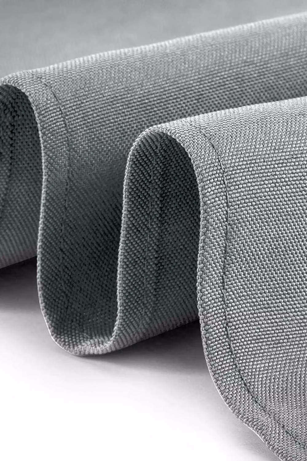 Neel Blue Reusable Polyester Table Napkins in Silver, W/D/H: 50 x 50 x 50 cm – 3