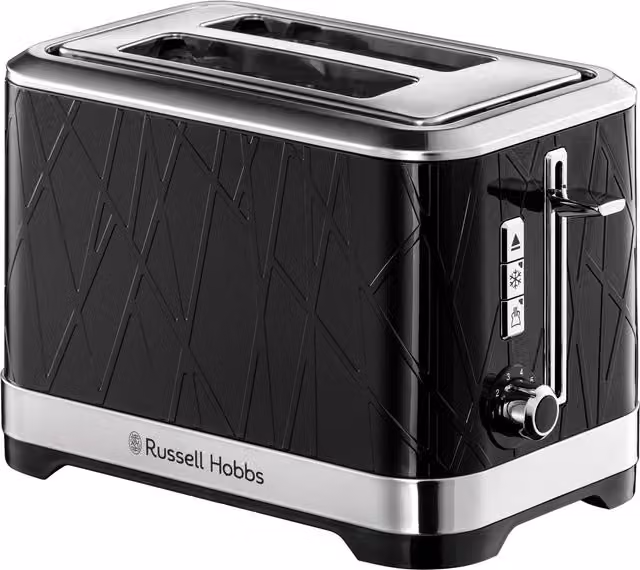 Russell Hobbs 2 Slice Structure Toaster in Black