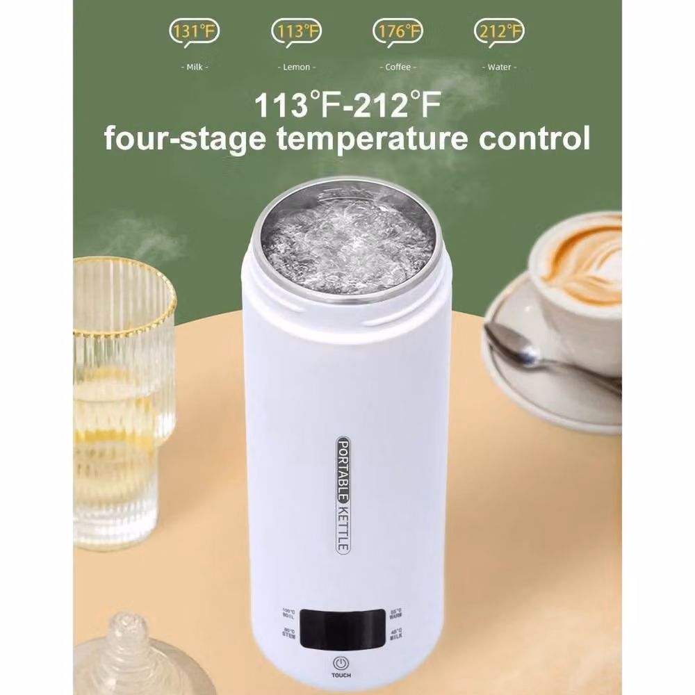 SPETLEK Portable Travel Electric Kettle, White, 450ml – 3