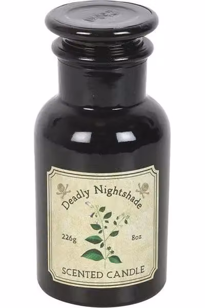 KDMD Deadly Nightshade Floral Tabletop Candle in Black – 2