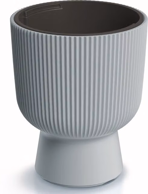 PSB Mrowka Nott Milly Round Tabletop Planter Pot in Grey