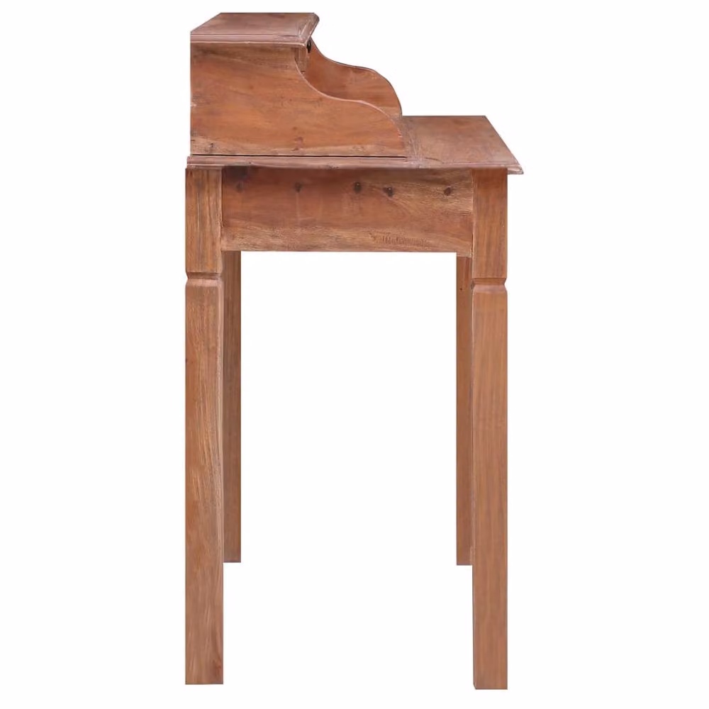 Berkfield Home Brown Teak Solid Reclaimed Wood Secretary Desk W/D/H: 90 x 50 x 101 cm – 2