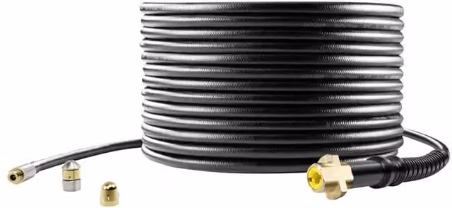 Karcher PC 15 Drain Cleaning Kit, 15m, Black PVC