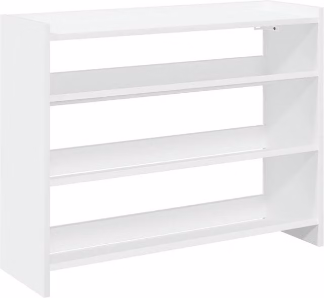 Berkfield Home White MDF Shoe Rack, W/D/H: 80 x 25 x 62 cm – 1