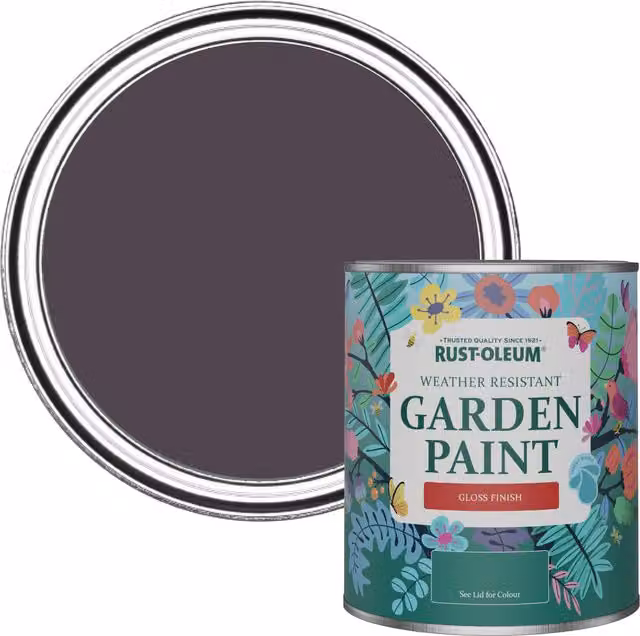 Rust-Oleum Garden Paint in Gloss Finish, Purple, 0.75 l