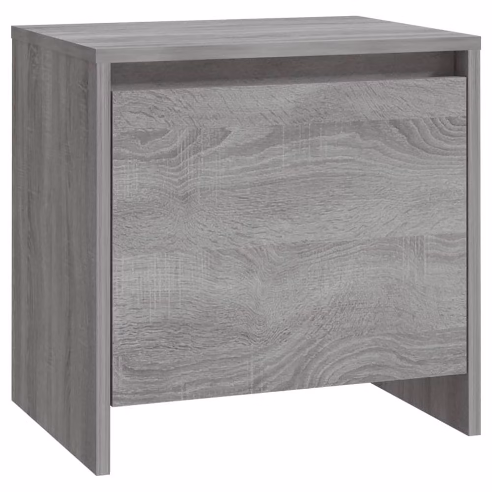 Berkfield Home Set of 2 Grey Sonoma Bedside Cabinets, W/D/H: 45 x 34 x 44.5 cm – 3