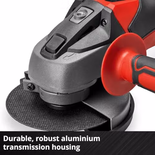 Einhell Power X-Change 18V Cordless Angle Grinder, Red and Black, 115mm Disc – 6