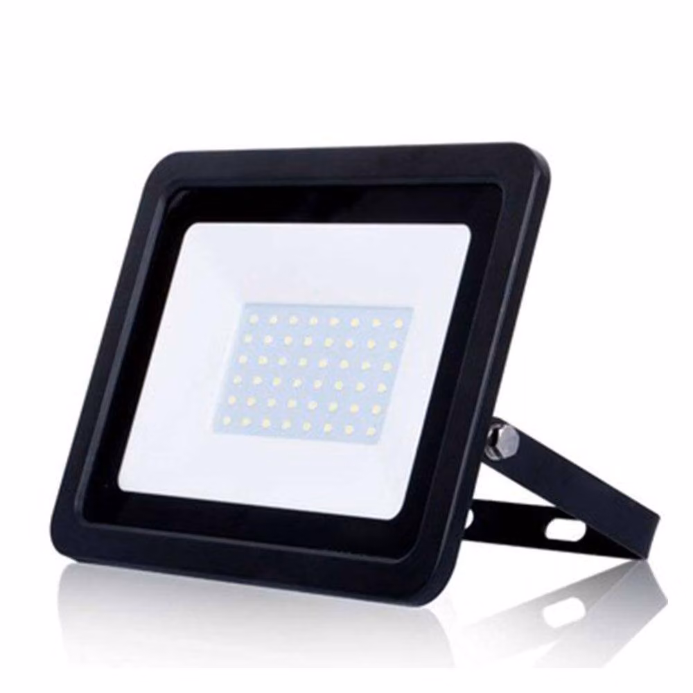 ENER-J Pack of 2 White LED SMD Non PIR Floodlights, 30W, 2400Lm, 6000K, IP65 – 2