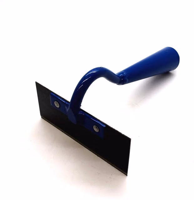 SolaDirect Angled Swan Neck Hoe Garden Tool with Steel Head and Wooden Handle in Multicolour
