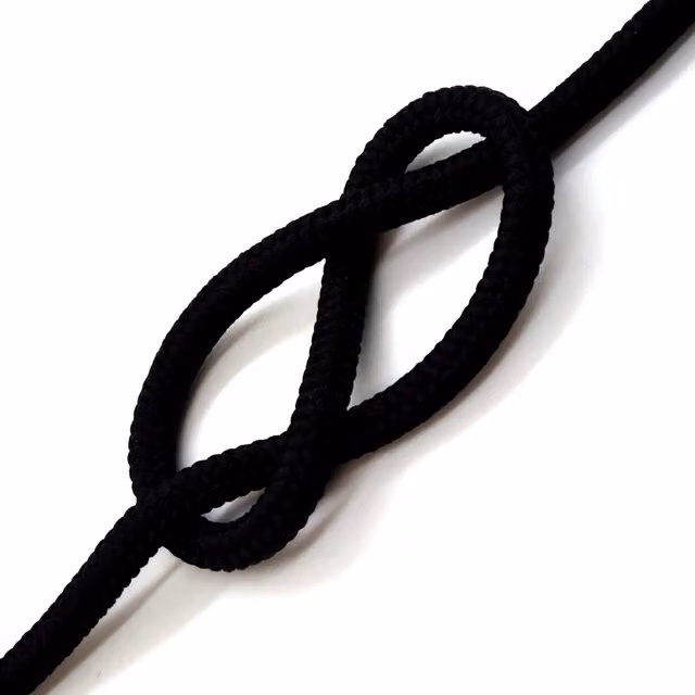 Sola Black Polypropylene Solid Braided Rope, 8 mm x 100 m