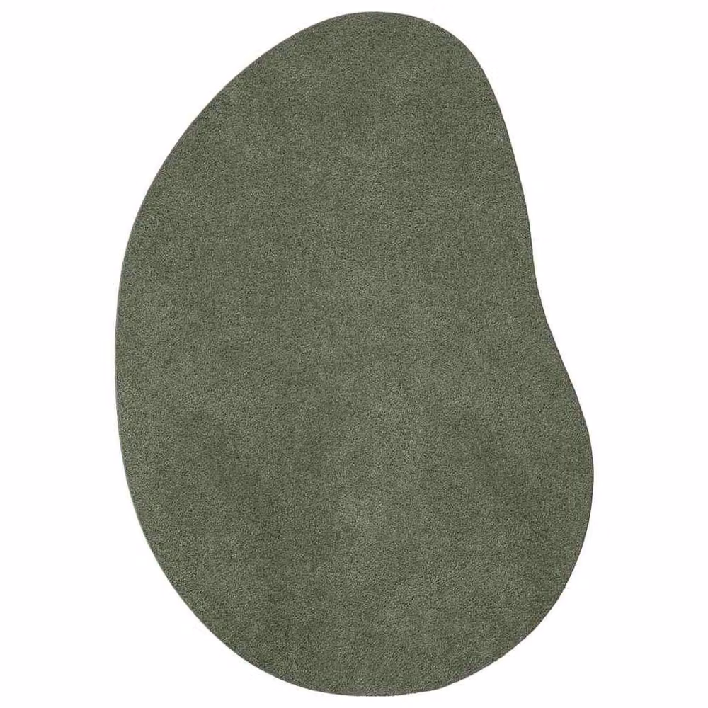 Berkfield Home Modern Non-Slip Polyester Area Rug in Forest Green, W: 140 cm, L: 200 cm – 2