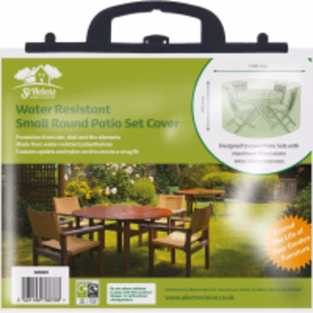 St Helens Home and Garden Water Resistant Small Round Patio Set Cover in Green – 3