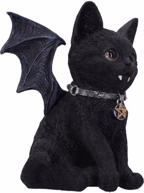 Nemesis Now Vampuss Black Bat Cat Figurine - Black