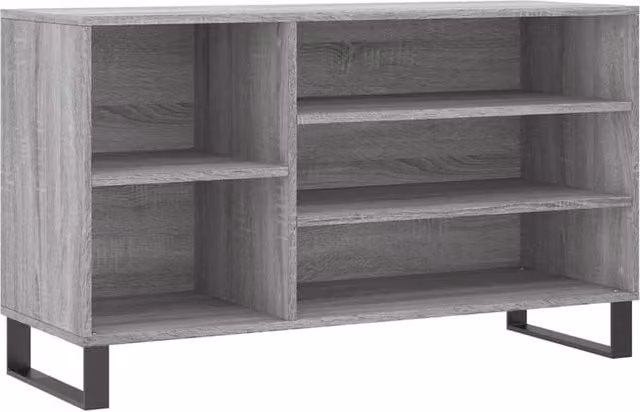 Berkfield Home Grey Sonoma Shoe Cabinet W/D/H: 102 x 36 x 60 cm
