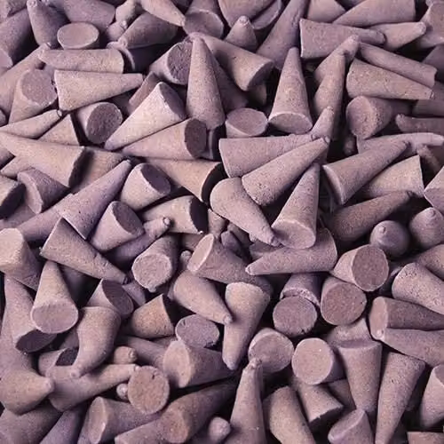 KDMD Lavender Floral Incense Cones in Brown and Purple