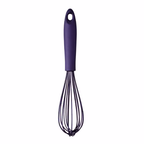 Orsina Non-Stick Heat Resistant Silicone Whisk in Black and Purple