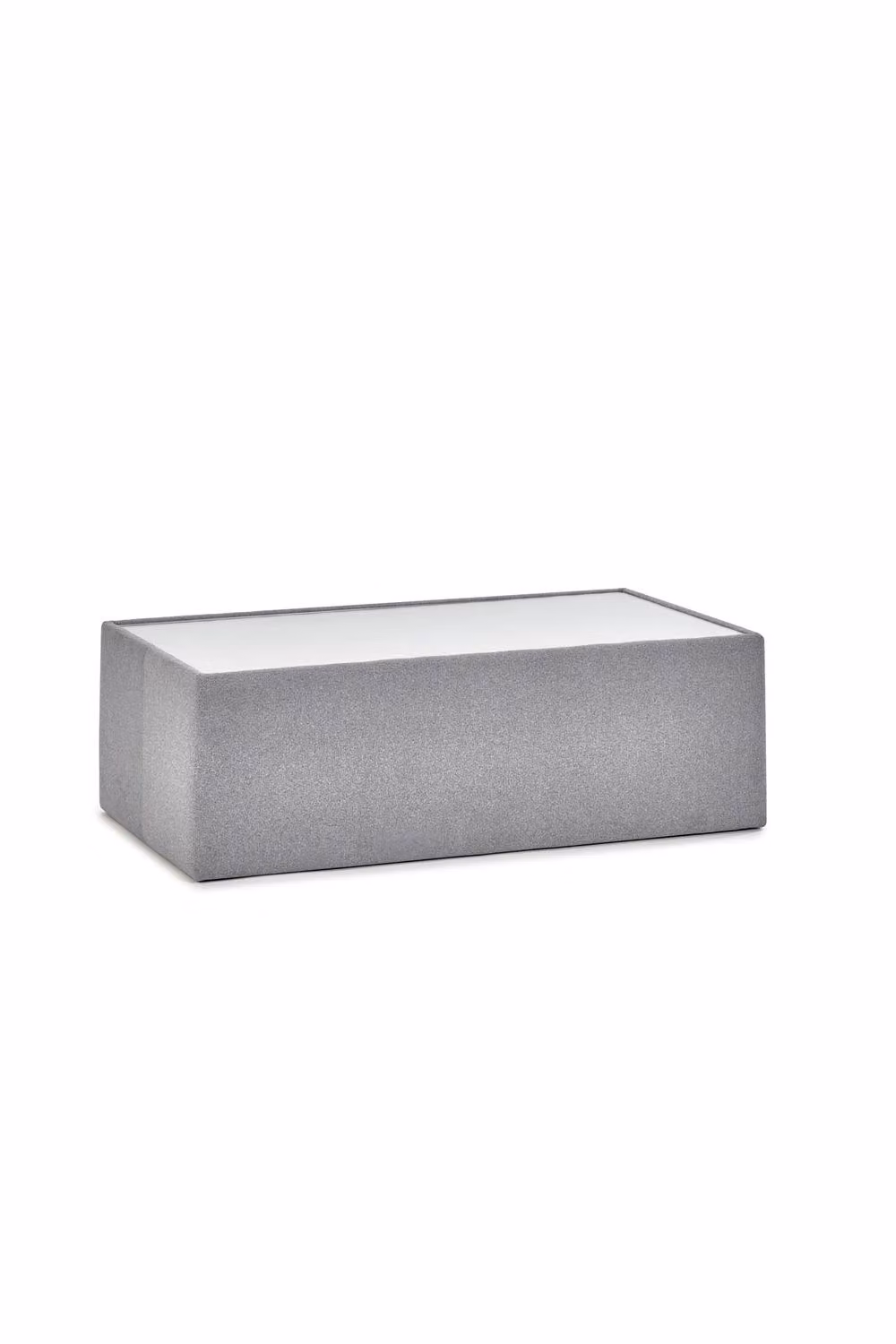 Julian Bowen Rohe Grey Upholstered Glass Coffee Table – 3
