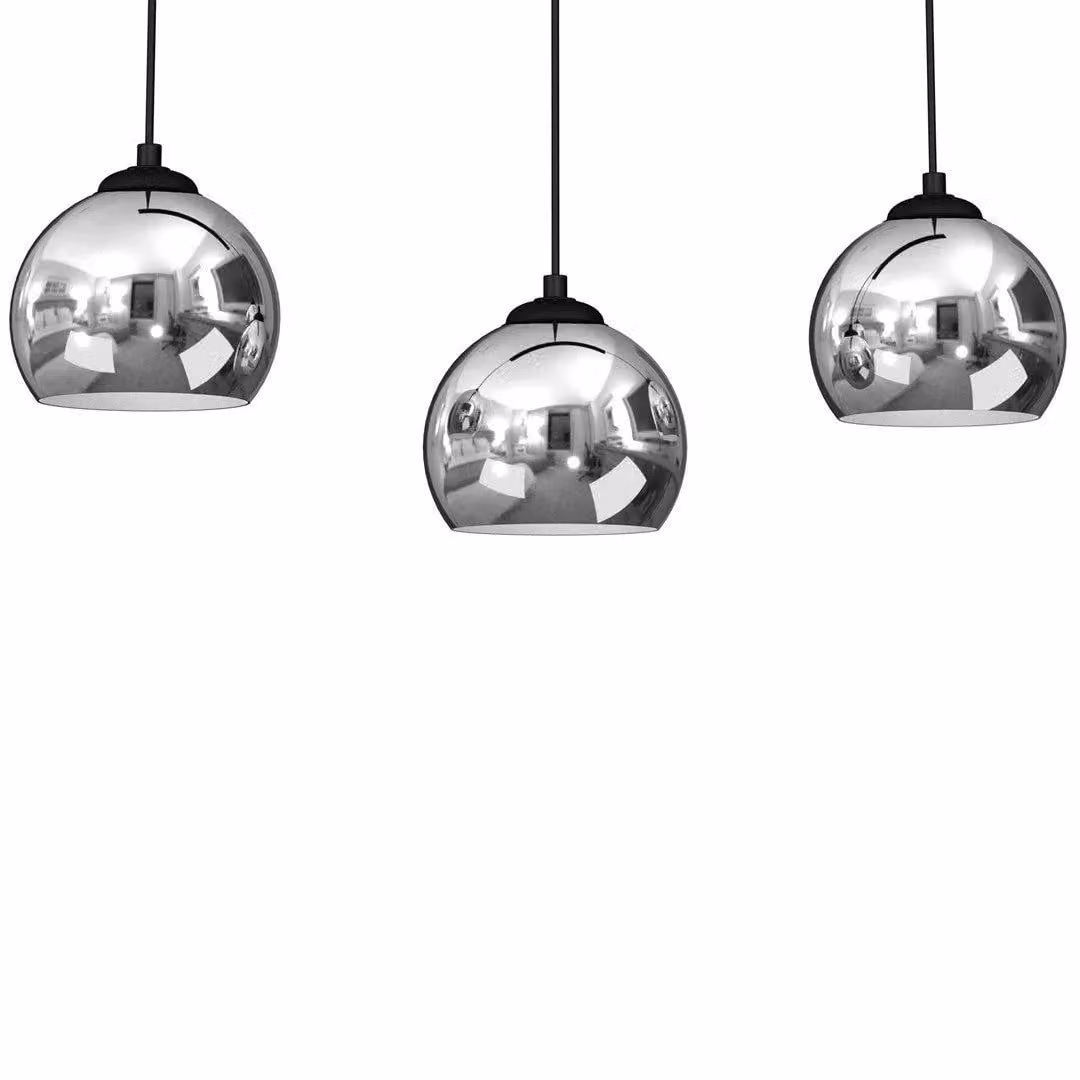 Milagro Ajax LED Ceiling Lamp in Cool White with Chrome Detail, Diameter: 33 cm – 1