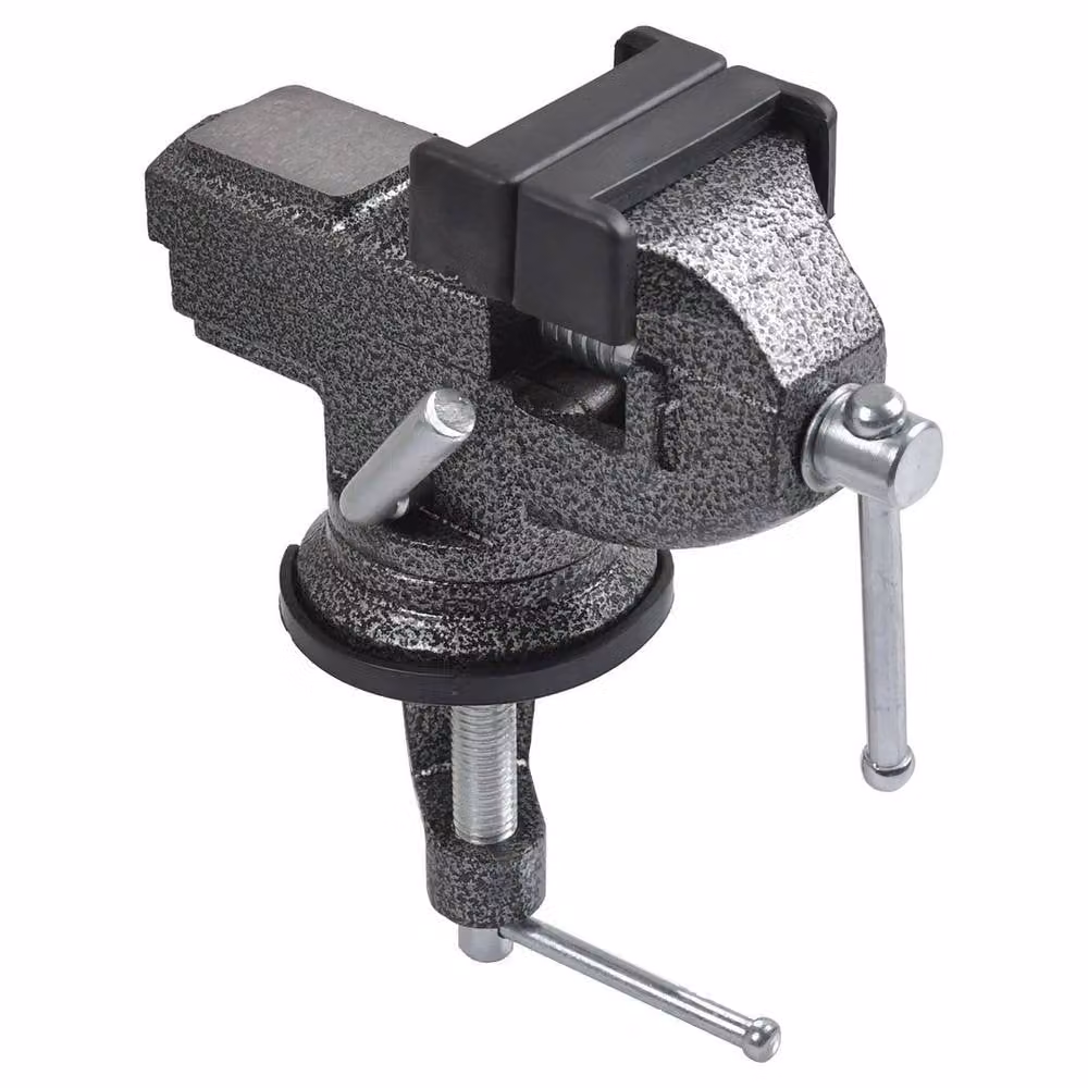 NESTLUNE 50mm Mechanic Clamp-on Universal Bench Vise in Grey, W: 1000 mm, D: 400 mm – 2