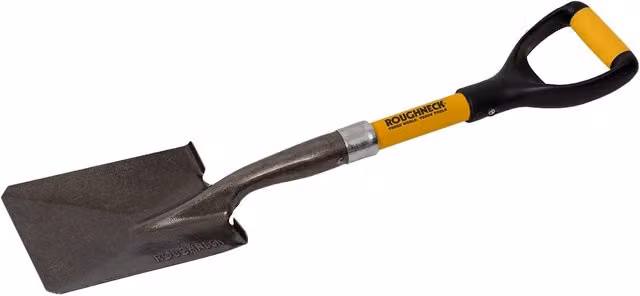 Roughneck Micro Shovel with Square Mouth and Fibreglass Handle
