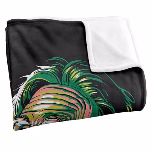LOGOVISION Beetlejuice Valentine True Love Never Dies Super Soft Silky Touch Fleece Throw Blanket, Multicolour, W: 152 cm, D: 127 cm – 2