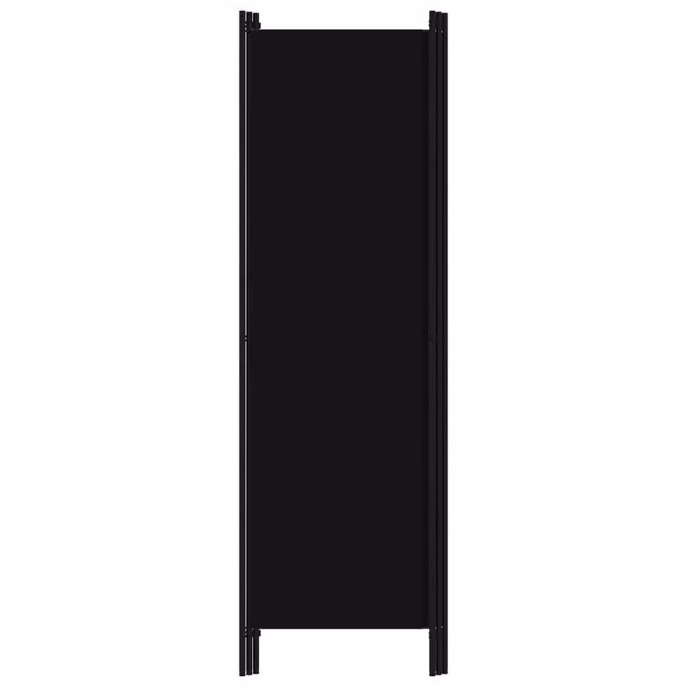 Berkfield Home Practical 3-Panel Room Divider, Black, W: 150 cm, H: 180 cm – 3